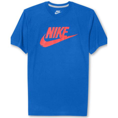 Lyst - Nike Futura Logo Tshirt in Orange for Men