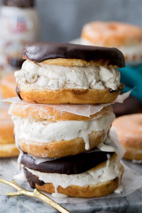 Donut Ice Cream Sandwich - Sugar Spun Run