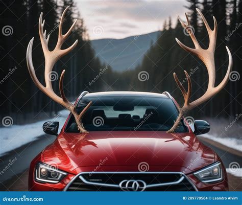 Whimsical Reindeer Antlers for Cars Spread Holiday Cheer on the Road.AI ...