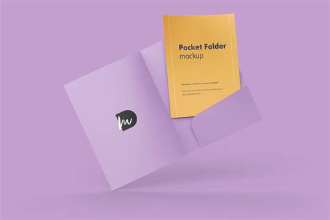 Free Pocket Folder Mockup - Mockup Daddy