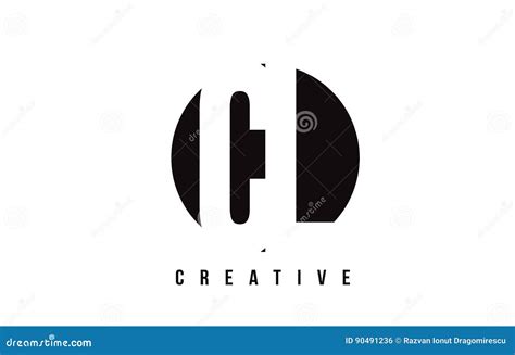 CL C L White Letter Logo Design with Circle Background. Stock Vector ...