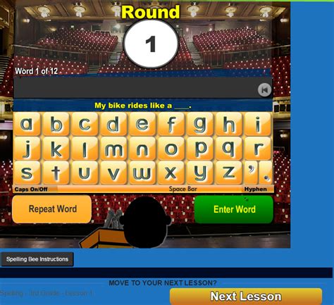 Free Spelling Bee Game Players Must Form Four Or More Letter Words ...