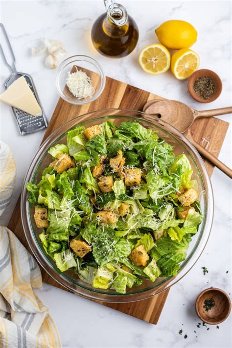 Caesar Salad with Homemade Sourdough Croutons - Recipe Girl