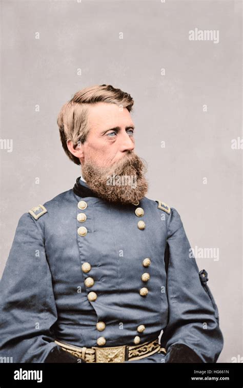 Civil War General Jefferson C. Davis of the Union Army, circa 1860 ...