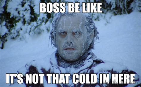 Freezing Office Meme Funny - Funny PNG