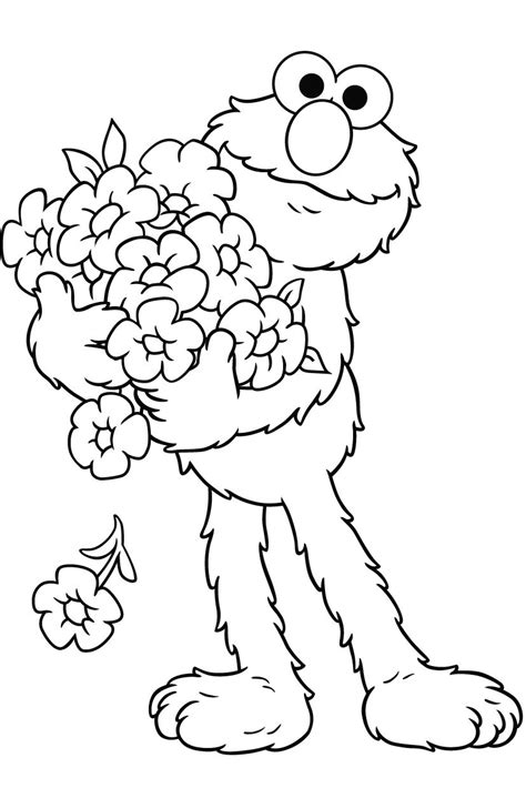 Free Printable Elmo Coloring Pages For Kids