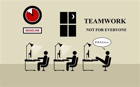 Funny Office Illustrations for team work | Wallpaper Hd Black