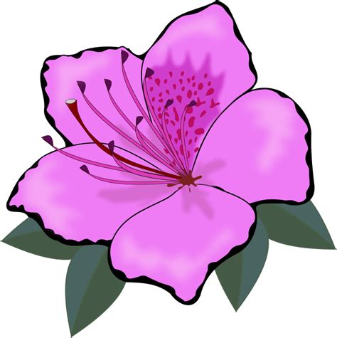 Free Purple Flower Clip Art - ClipArt Best