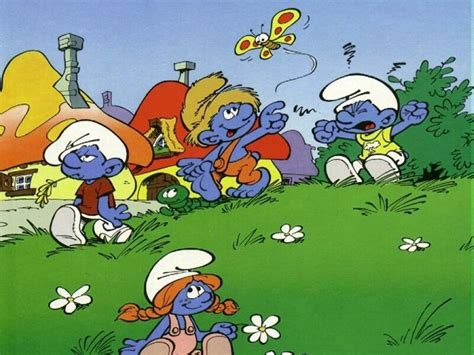 Beauty Of The New Cartoons: The Smurfs is Happy Cartoon