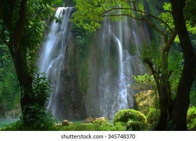 Cikaso Waterfall Located Sukabumi One Regions Stock Photo 1165105216 ...