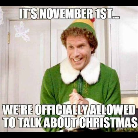 november 1 meme elf Christmas Quotes, All Things Christmas, Christmas ...