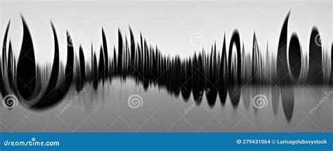 Graphic Art Abstract Design Curve Line Black White Stock Illustration ...