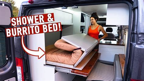 LUXURY Van Tour + DESIGN REVIEW of Innovative Campervan Layout - YouTube