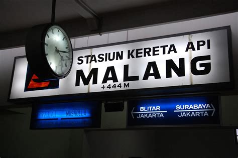 Jadwal Kereta Api di Stasiun Malang 2016 - Asik Liburan