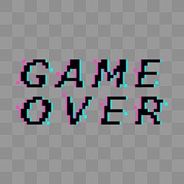 Game Over Pixel Vector Art PNG, Pixel Wind Game Over Game Font, Pixel ...