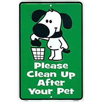 Do not leave dog poo posters - Dog poop poster