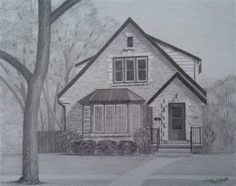 House Portrait / House Illustration / House Drawing / New home Closing ...