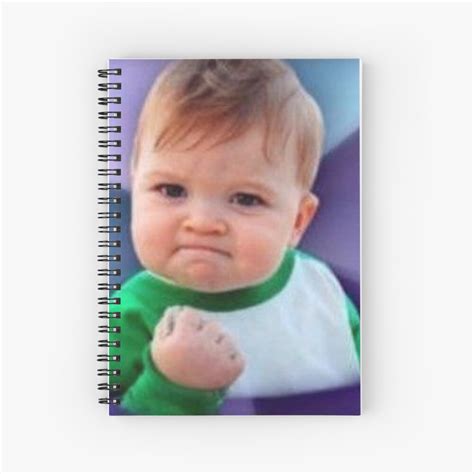 "Baby Fist Bump Meme" Spiral Notebook for Sale by kaylebpeterson ...