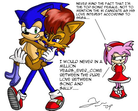 amy sally and sonic - sally and amy Photo (18446215) - Fanpop