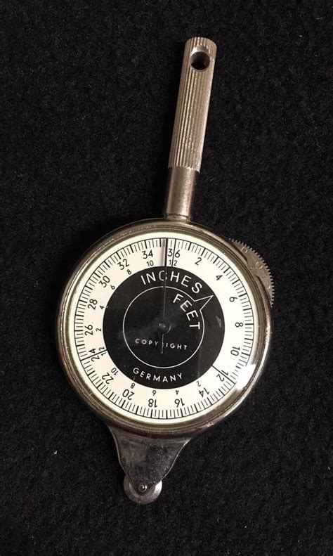 Vintage Opisometer Map Measure Tool Germany Inch to Foot Inches to Feet ...