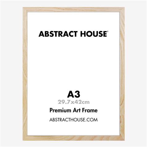 A3 Wooden Picture Frame For Posters & Fine Art - Abstract House