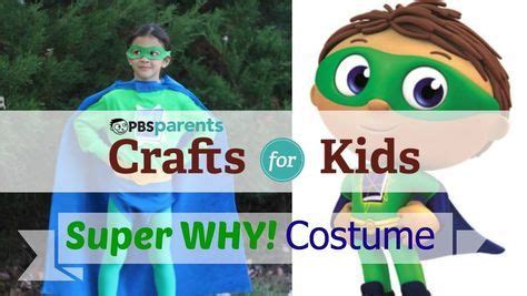 No-Sew Super Why Costume | Crafts for Kids | Super why, Super why ...