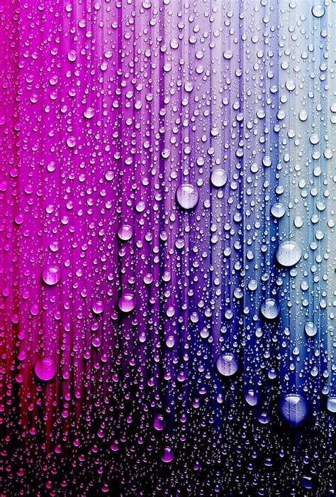 Rainbow Rain, drops, water, HD phone wallpaper | Peakpx