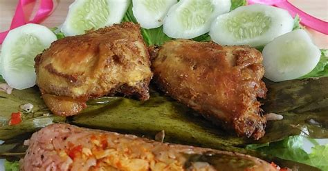 Resep Nasi Bakar Buah Naga Merah & Kecombrang oleh Endang Pratiwi - Cookpad