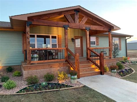 19+ front porch ideas for manufactured homes Home elements and style ...