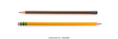 Realistic Pencil 3d Sharpened Yellow Pencil Stock Vector (Royalty Free ...