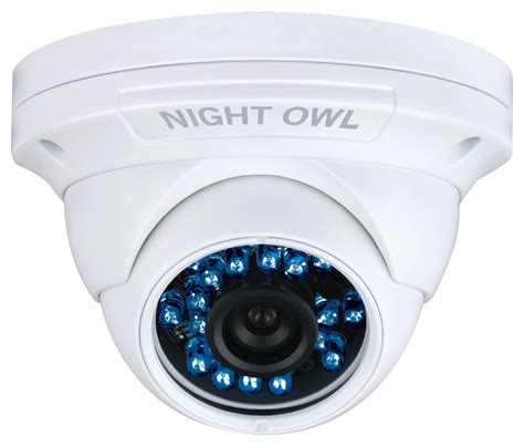 Best Buy: Night Owl Indoor/Outdoor Dome Security Camera White CAM-DM924A