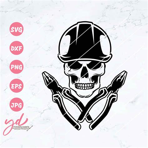 Electrician Skull Svg Electrician Svg Electrical Svg - Etsy UK