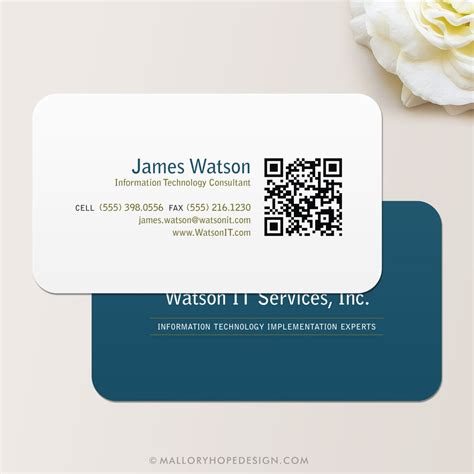 Qr Code Business Card Designs