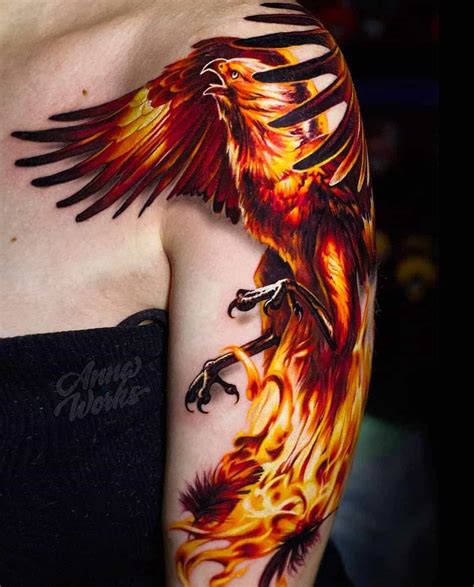 Phoenix | Fire tattoo, Phoenix tattoo sleeve, Phoenix tattoo design