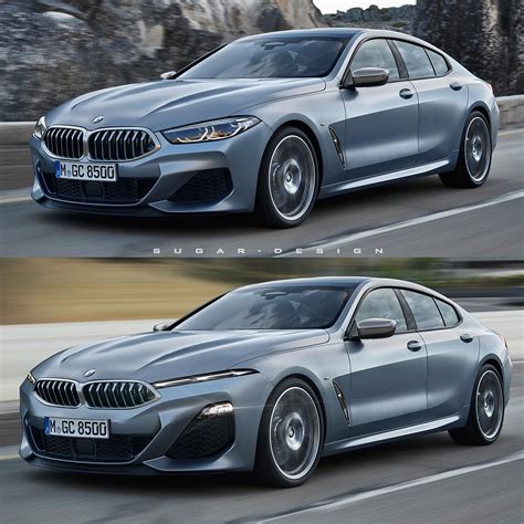 2023 BMW 8 Series Gets Unofficial Facelift Rendering With Split Headlights