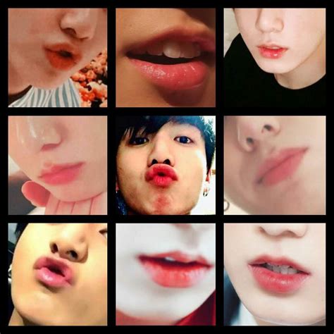 Easy Bts Member Lips - BOYBAND AND GIRLBAND