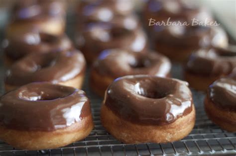 Chocolate Glazed Yeast Doughnuts - Barbara Bakes™