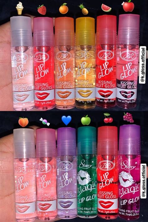 BR Lip Glow Kissing Fruit Roll on Lip Gloss - Etsy | Lip gloss, Lip ...