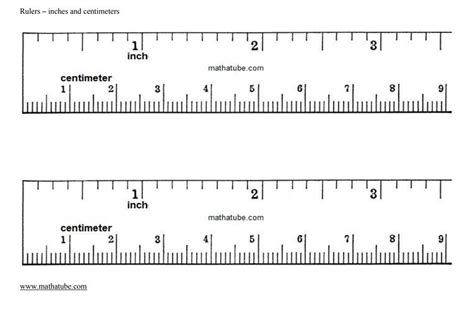 Image result for inch printable ruler | Printable ruler, Math methods ...