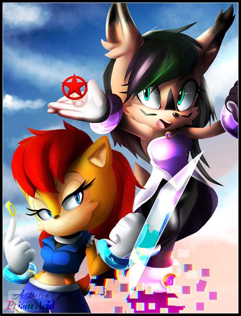 Sally and Nicole | Sonic the Hedgehog! Amino