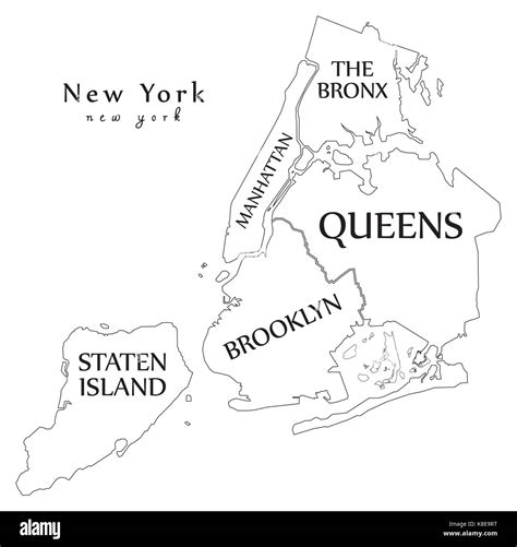 New York City Map Outline - Get Latest Map Update