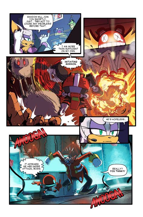 Sonic Forces: Looming Shadow web comic brings back Team Dark, features ...