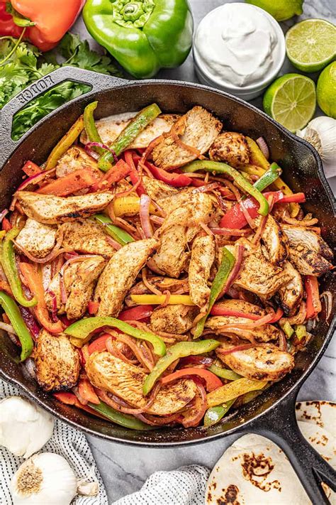 Sizzling Skillet Chicken Fajitas