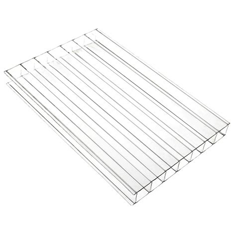 Buy Clear 10mm Thick 600mm Wide x 3m Long Multiwall Polycarbonate ...