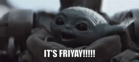 Baby Yoda Friday GIF - Baby Yoda Friday Excited - Discover & Share GIFs