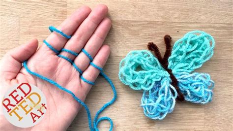 How to Finger Knitting - Red Ted Art - Kids Crafts