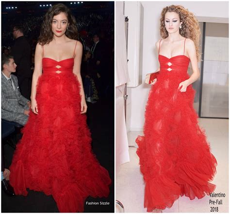 Lorde In Valentino @ 2018 Grammy Awards