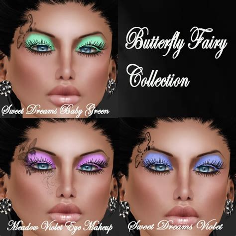 Second Life Marketplace - BUTTERFLY FAIRY EYE MAKEUP