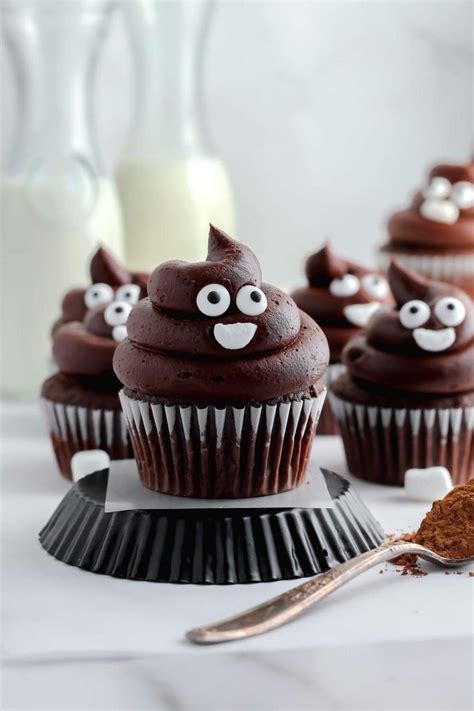 Poop Emoji Cupcakes - Parsley and Icing