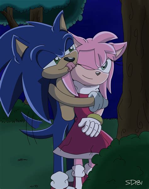 Sonamy - Sonic and Amy Fan Art (31434162) - Fanpop